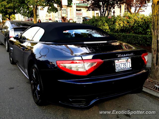 Maserati GranCabrio spotted in Seattle, Washington