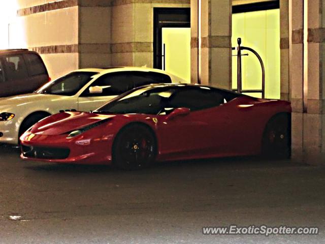 Ferrari 458 Italia spotted in Toronto, Canada