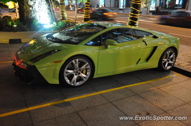 Lamborghini Gallardo spotted in Bukit Bintang KL, Malaysia