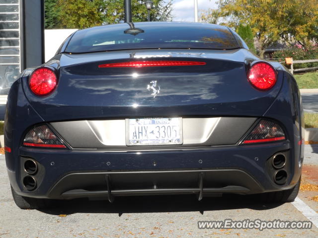 Ferrari California spotted in Hershey, Pennsylvania