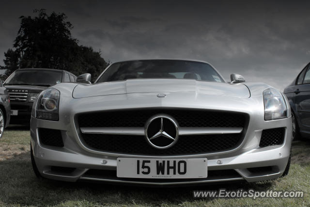 Mercedes SLS AMG spotted in Queensferry, United Kingdom