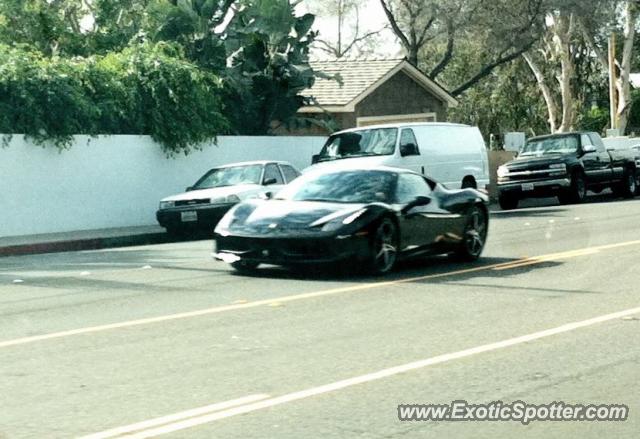 Ferrari 458 Italia spotted in Laguna, California