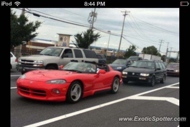 Dodge Viper spotted in Bethlehem, Pennsylvania