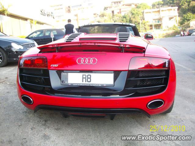 Audi R8 spotted in Beirut, Lebanon