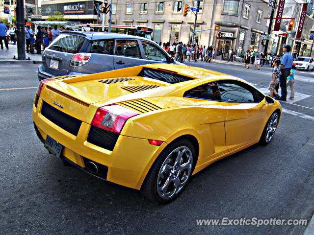 Lamborghini Gallardo spotted in Toronto, Canada