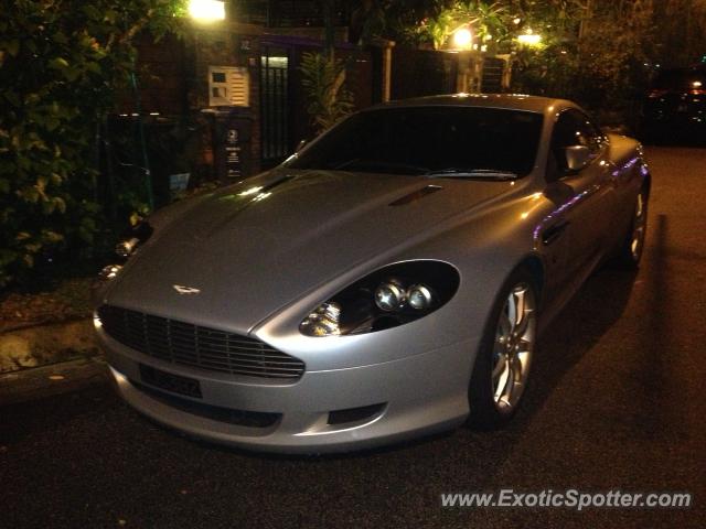 Aston Martin DB9 spotted in Singapore, Singapore