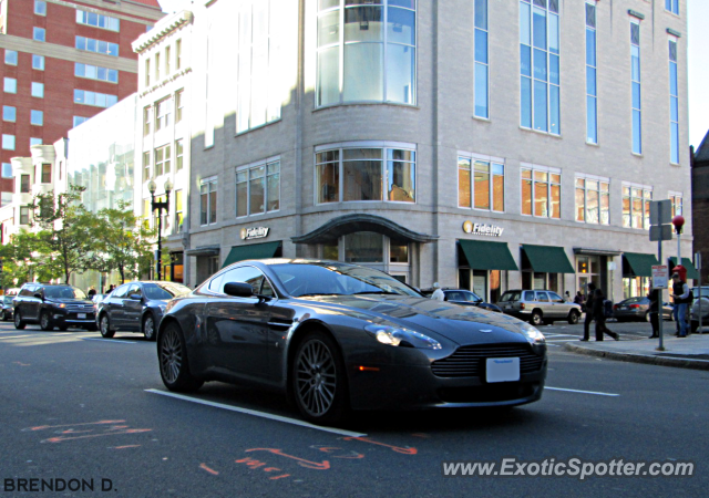 Aston Martin Vantage spotted in Boston, Massachusetts