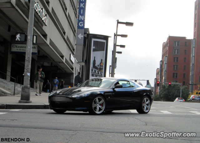 Aston Martin DB9 spotted in Boston, Massachusetts