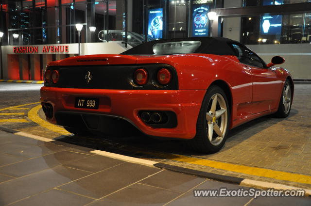 Ferrari 360 Modena spotted in Bukit Bintang KL, Malaysia