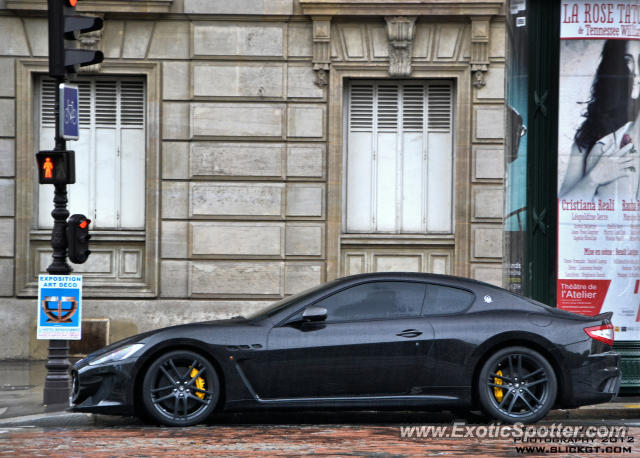 Maserati GranTurismo spotted in Paris, France