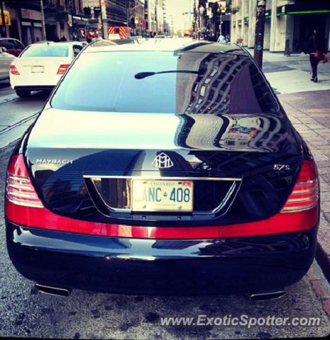 Mercedes Maybach spotted in Toronto,Ontario, Canada