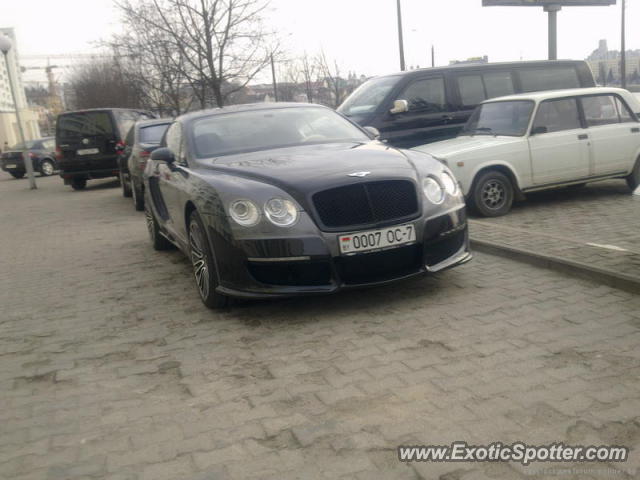 Bentley Continental spotted in Minsk, Belarus