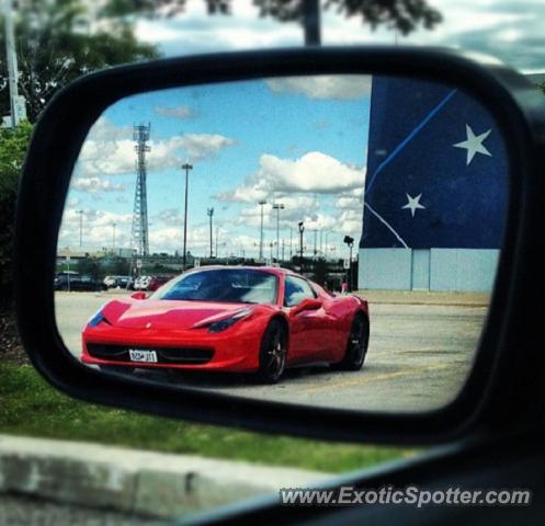 Ferrari 458 Italia spotted in Toronto, Ontario, Canada