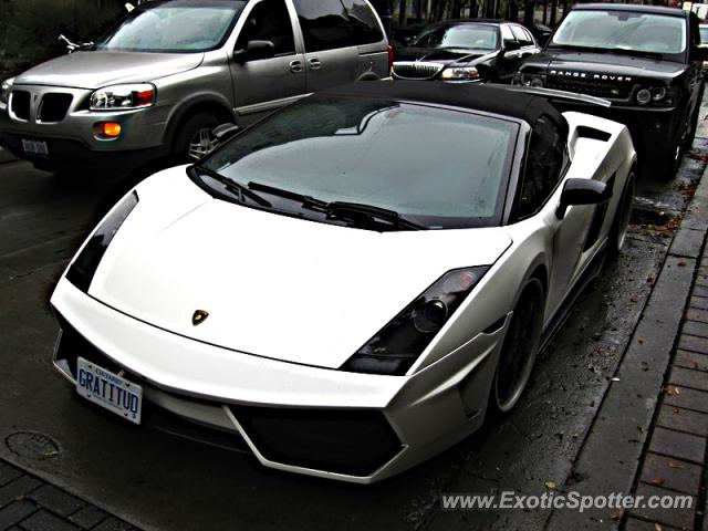 Lamborghini Gallardo spotted in Toronto, Canada