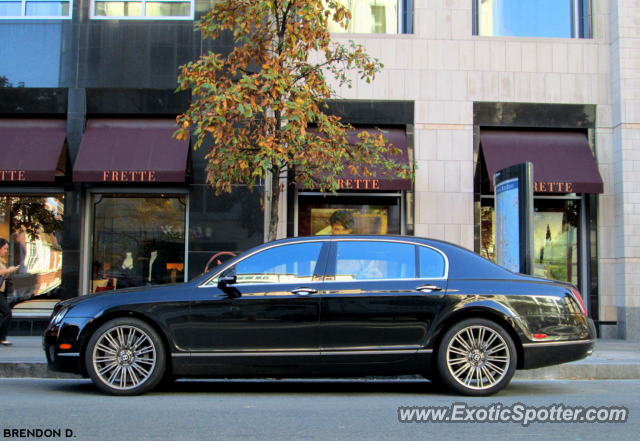 Bentley Continental spotted in Boston, Massachusetts