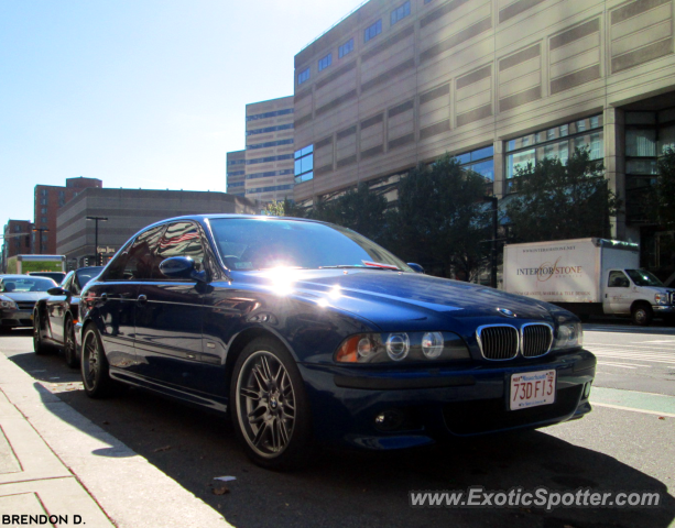 BMW M5 spotted in Boston, Massachusetts