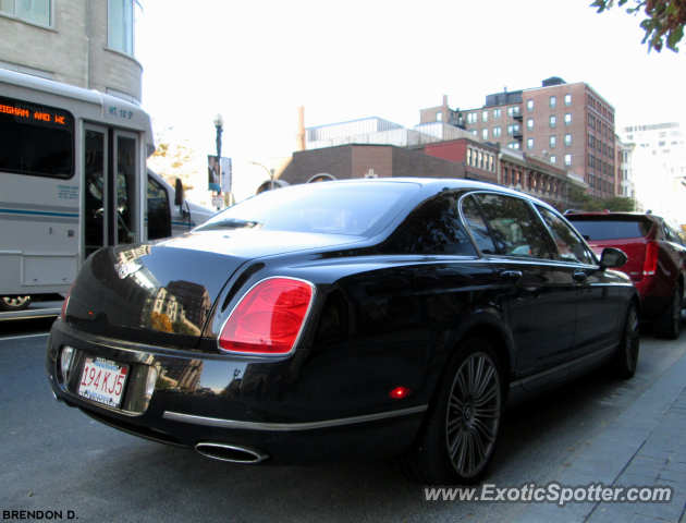 Bentley Continental spotted in Boston, Massachusetts