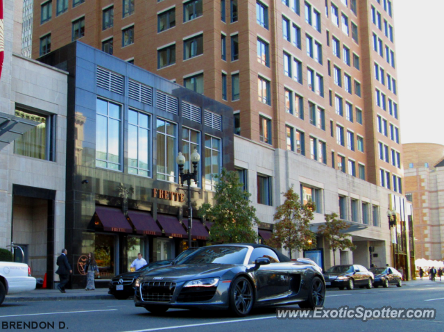 Audi R8 spotted in Boston, Massachusetts