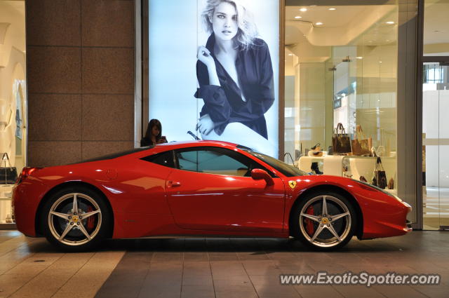 Ferrari 458 Italia spotted in Bukit Bintang KL, Malaysia