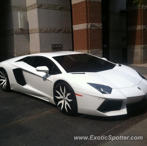 Lamborghini Aventador spotted in Toronto, Ontario, Canada