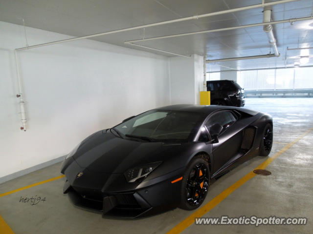 Lamborghini Aventador spotted in Chicago, Illinois