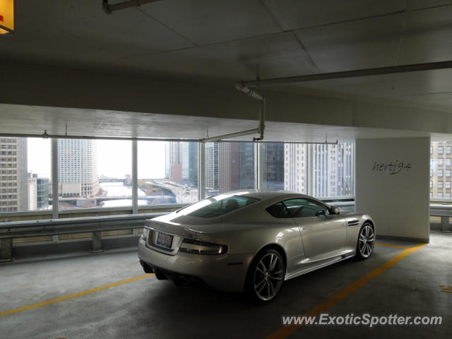 Aston Martin DBS spotted in Chicago, Illinois