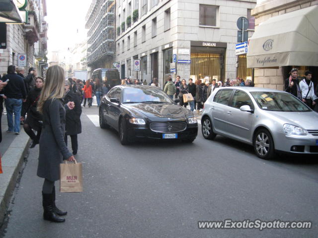 Maserati Quattroporte spotted in Milano, Italy