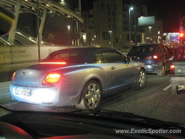 Bentley Continental spotted in Milano, Italy