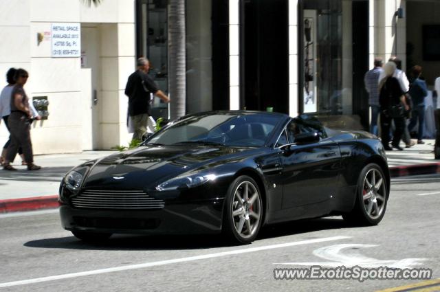 Aston Martin Vantage spotted in Beverly Hills, California