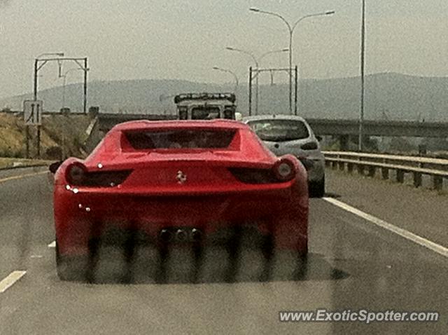 Ferrari 458 Italia spotted in Cape Town, South Africa