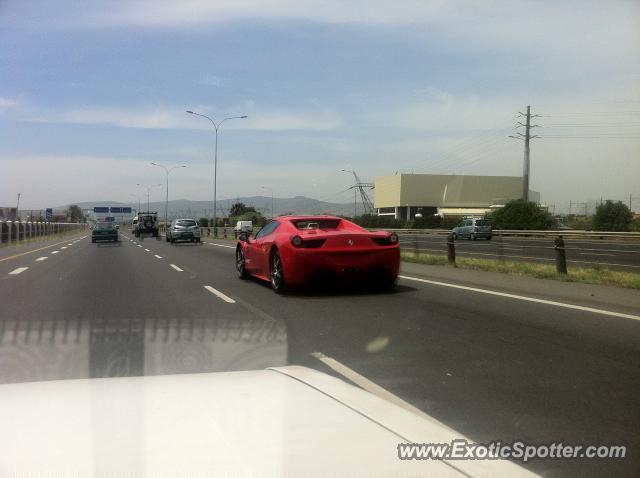 Ferrari 458 Italia spotted in Cape Town, South Africa