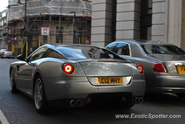 Ferrari 599GTB spotted in London, United Kingdom