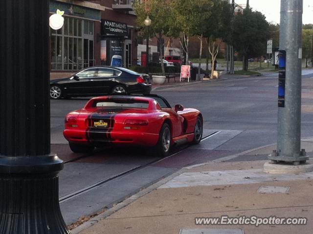 Dodge Viper spotted in Dallas, Texas