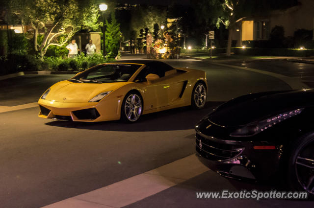 Lamborghini Gallardo spotted in Newport Beach, California