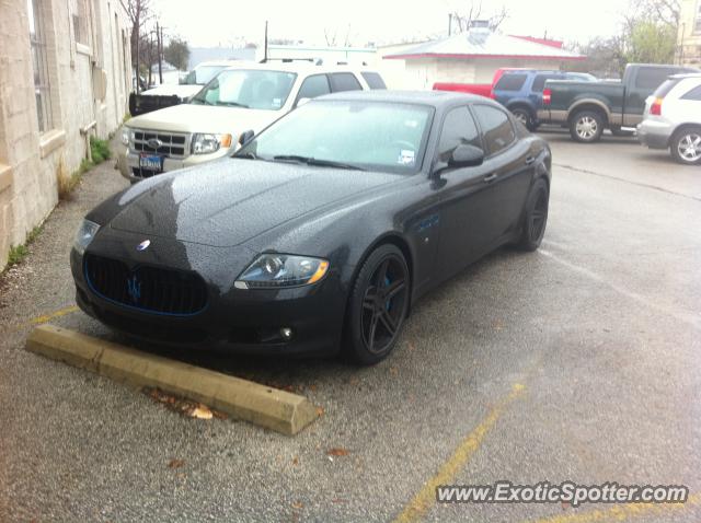 Maserati Quattroporte spotted in Boerne, Texas