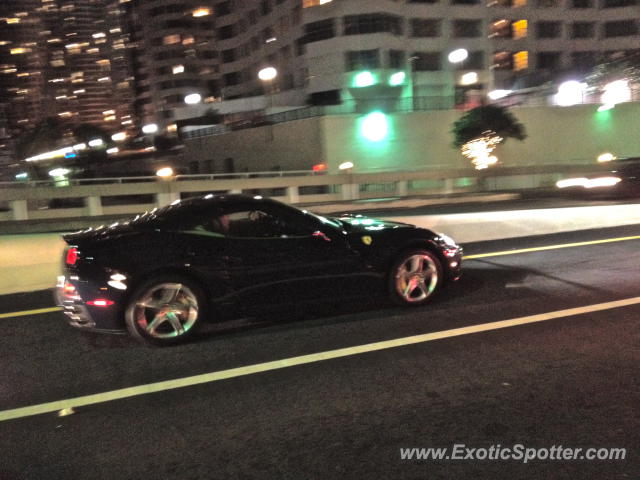 Ferrari California spotted in Miami, Florida