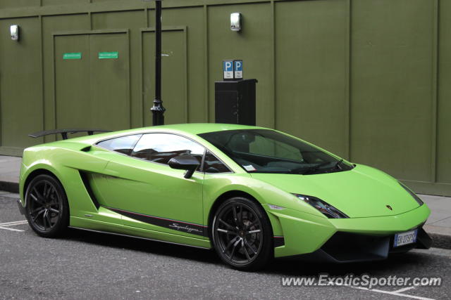 Lamborghini Gallardo spotted in London, United Kingdom