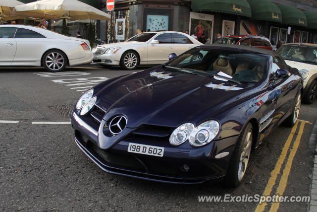 Mercedes SLR spotted in London, United Kingdom