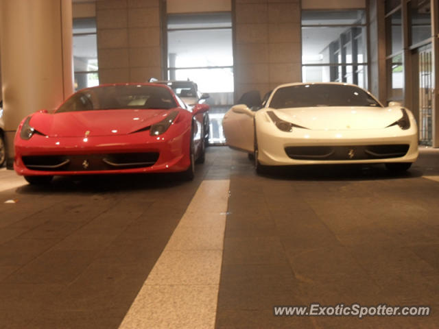 Ferrari 458 Italia spotted in Kuala Lumpur, Malaysia