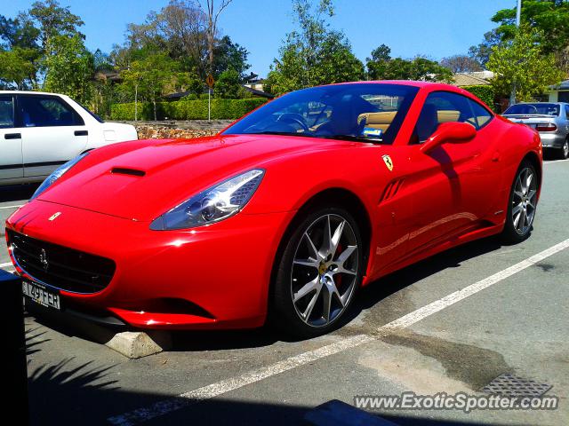 Ferrari California spotted in Brisbane, Australia