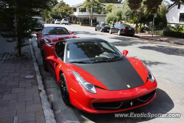 Ferrari 458 Italia spotted in Carmel, California