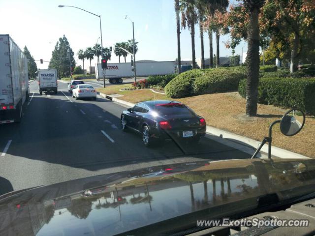 Bentley Continental spotted in Ontario, California