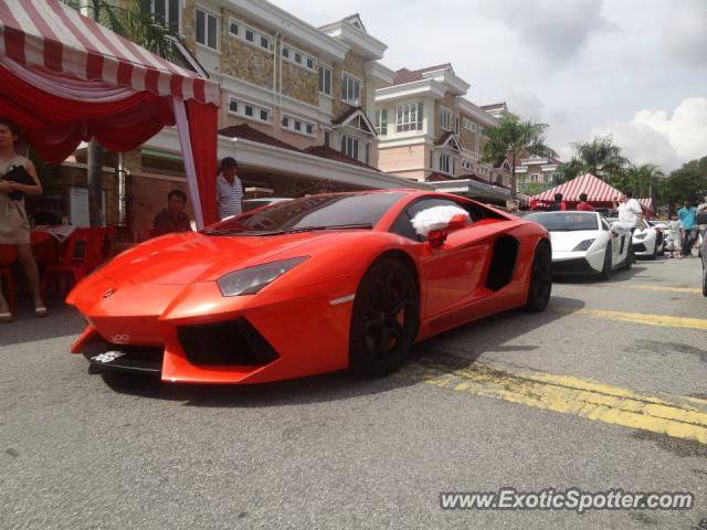 Lamborghini Aventador spotted in Kuala Lumpur, Malaysia