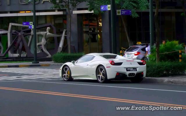 Ferrari 458 Italia spotted in Manila, Philippines