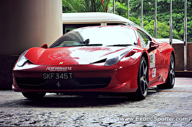 Ferrari 458 Italia spotted in Bukit Bintang KL, Malaysia