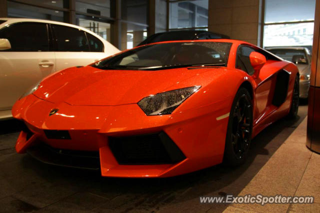 Lamborghini Aventador spotted in Kuala Lumpur, Malaysia