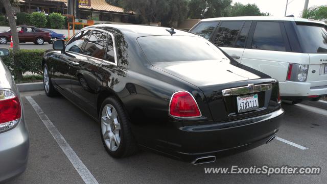 Rolls Royce Ghost spotted in Riverside, California