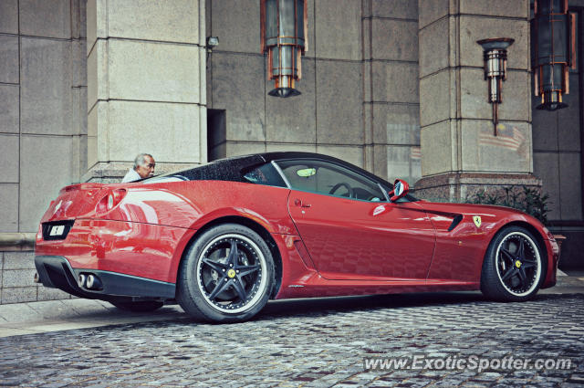 Ferrari 599GTB spotted in KLCC Twin Tower, Malaysia