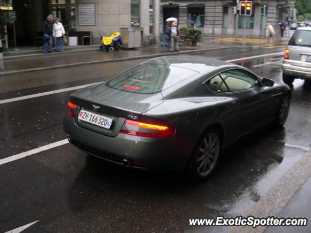 Aston Martin DB9 spotted in Zurich, Switzerland