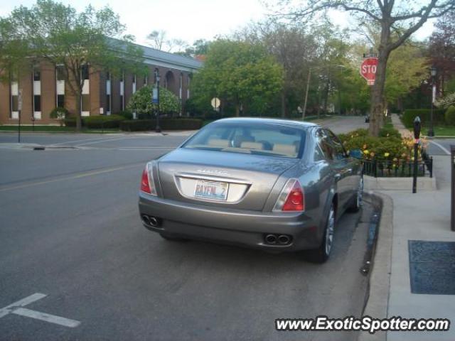 Maserati Quattroporte spotted in Hinsdale, Illinois